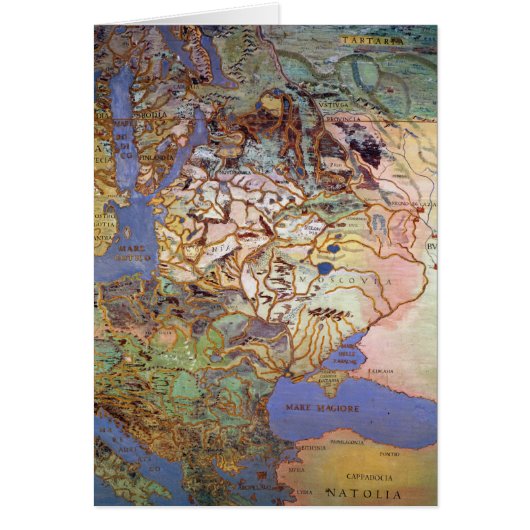 Map of Central Europe Cards (Front)