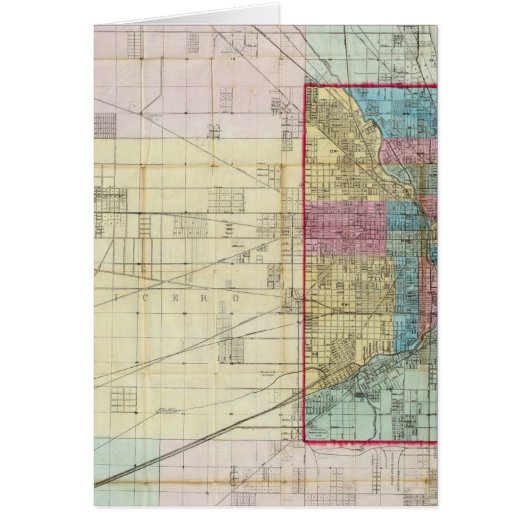 Map of Chicago Cards (Front)