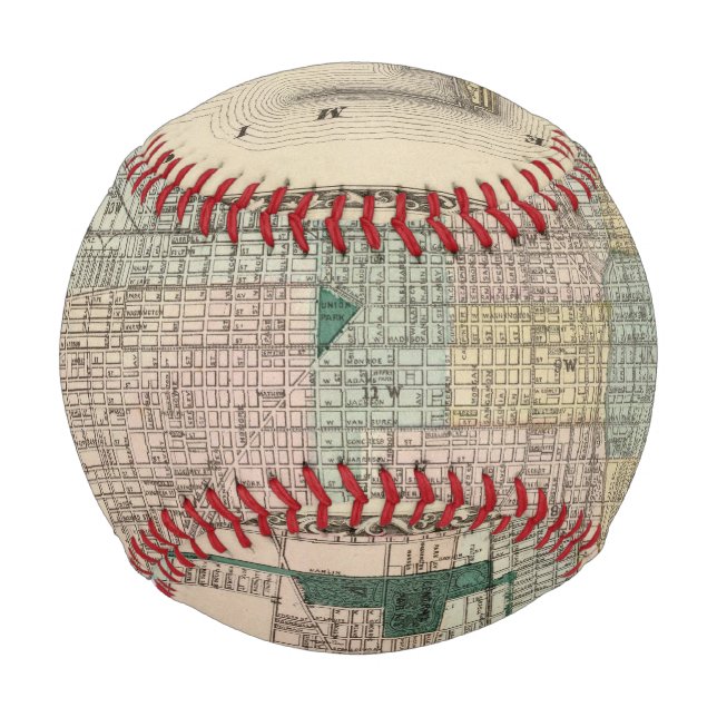 Map of Chicago City Baseball (Front)