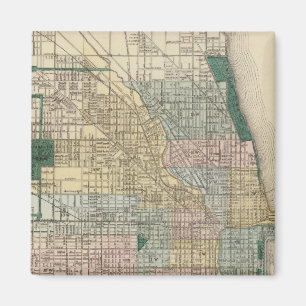 Map of Chicago City Magnet