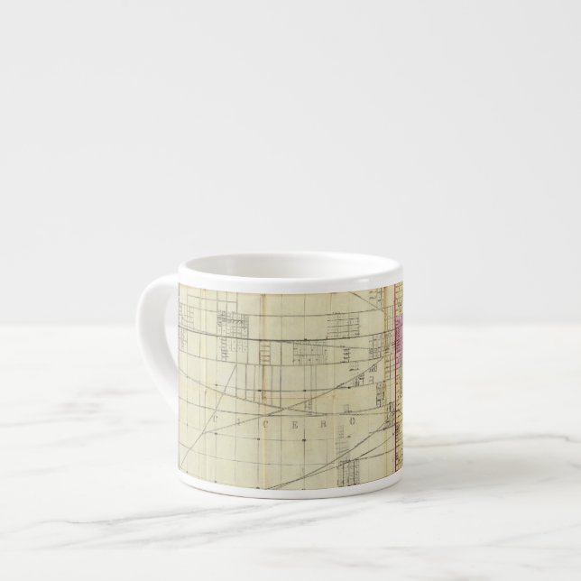 Map of Chicago Espresso Cup (Front Left)