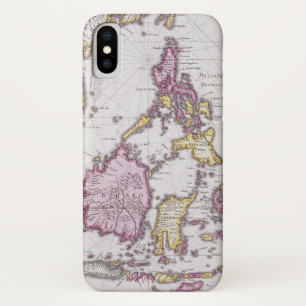 Map of China & Indonesia 1710 iPhone X Case