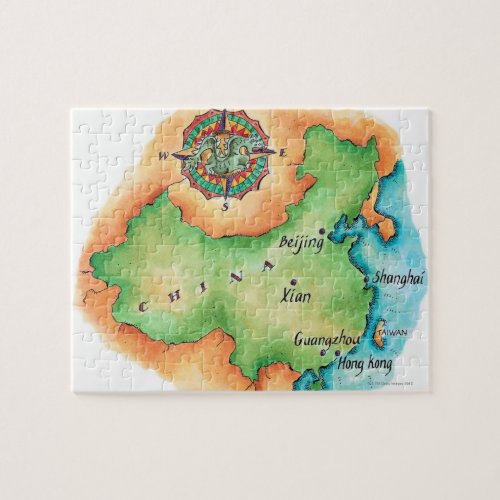 Map of China Jigsaw Puzzle