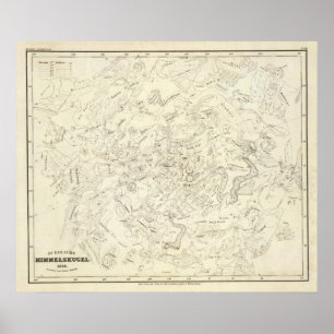 Map of Constellations 2 Poster