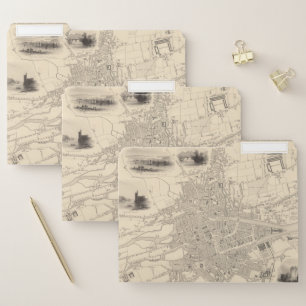 Map of Cork, Ireland File Folder