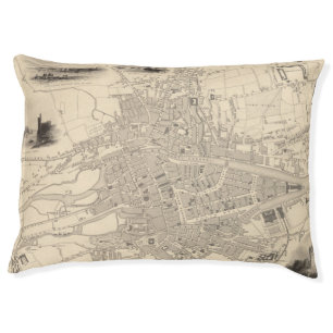 Map of Cork, Ireland Pet Bed