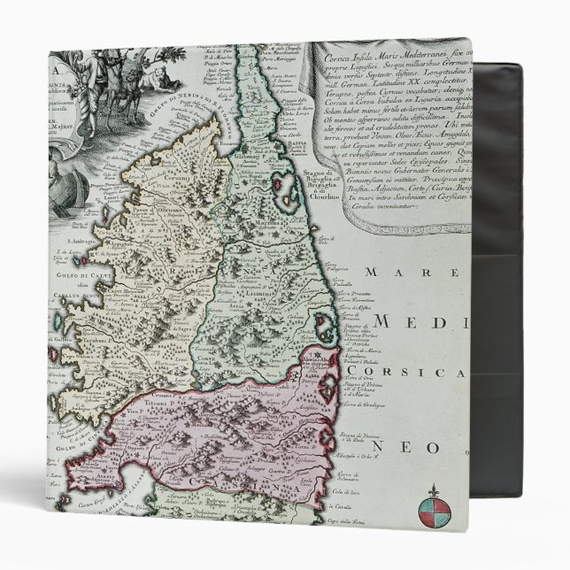 Map of Corsica Binder (Front/Inside)
