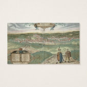 Map of Cracow, from 'Civitates Orbis Terrarum' by (Back)