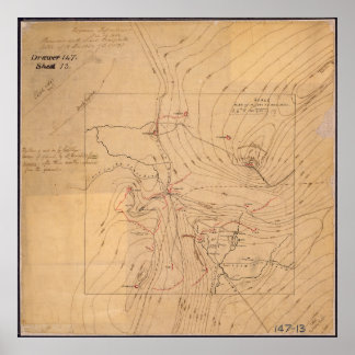 Map of Cumberland Gap Poster