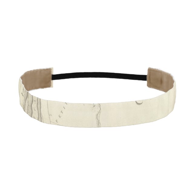 Map of Detroit River Athletic Headband (Front)