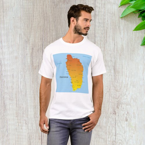 Map Of Dominica T_Shirt