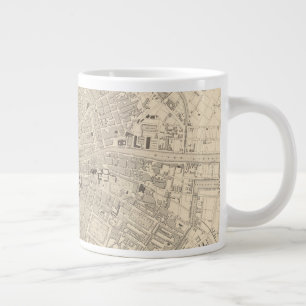 Map of Dublin, Ireland Giant Coffee Mug