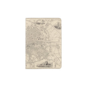 Map of Dublin, Ireland Passport Holder