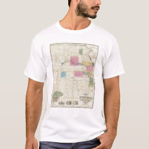 Map of Eastern Kansas T-Shirt