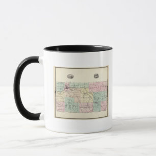 Map of Eau Claire County, State of Wisconsin Mug