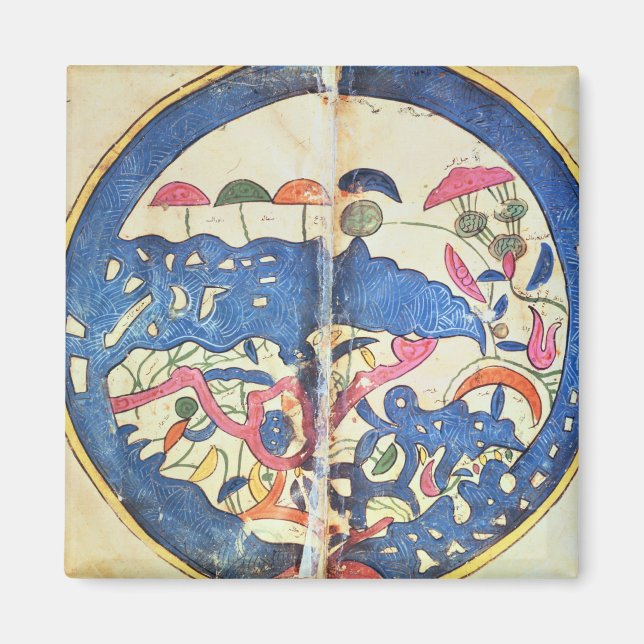 Map of Egypt, 1348 Magnet (Front)