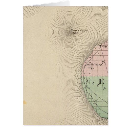 Map of Emmet County, Michigan Cards (Front)