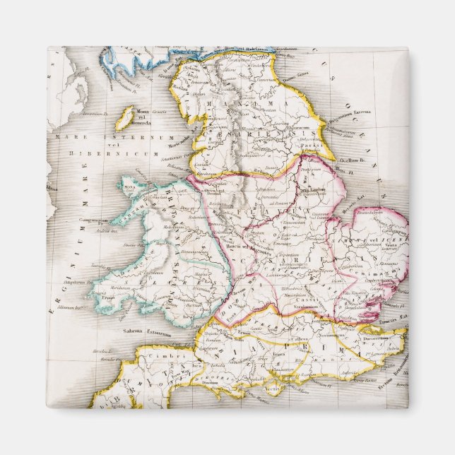 Map of England | Britannia Antiqua Magnet (Front)