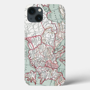 MAP OF EUROPE, 12th CENTURY iPhone 13 Case