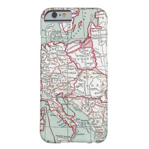 MAP OF EUROPE 12th CENTURY Barely There iPhone 6 Case