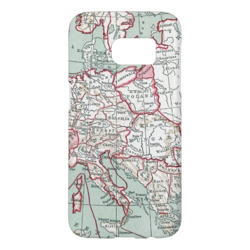 MAP OF EUROPE 12th CENTURY Samsung Galaxy S7 Case