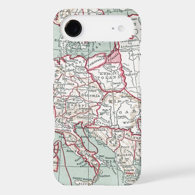 MAP OF EUROPE, 12th CENTURY Case-Mate Samsung Galaxy Case (Back)