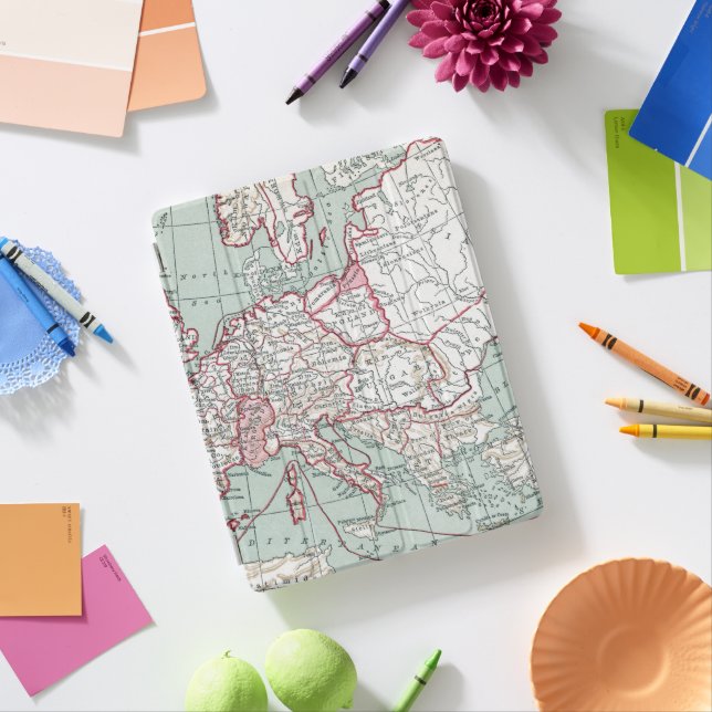 MAP OF EUROPE, 12th CENTURY iPad Smart Cover (In Situ)