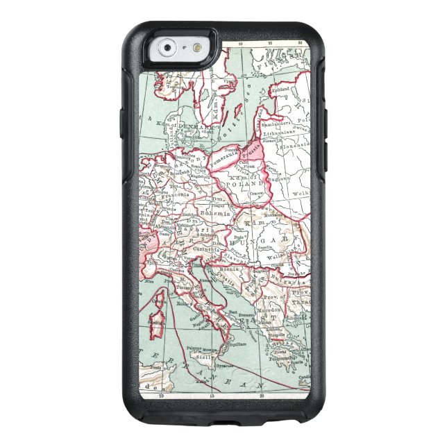 MAP OF EUROPE, 12th CENTURY Otterbox iPhone Case (Back)