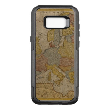 Map of Europe | 1700 OtterBox Commuter Samsung Galaxy S8+ Case