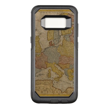 Map of Europe | 1700 OtterBox Commuter Samsung Galaxy S8 Case