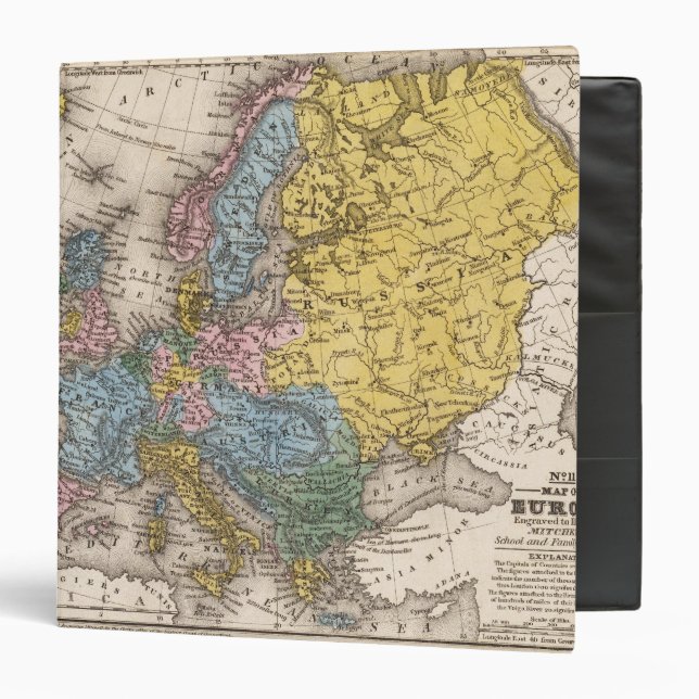Map of Europe 4 Binder (Front/Inside)
