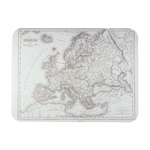 Map of Europe 5 Magnet