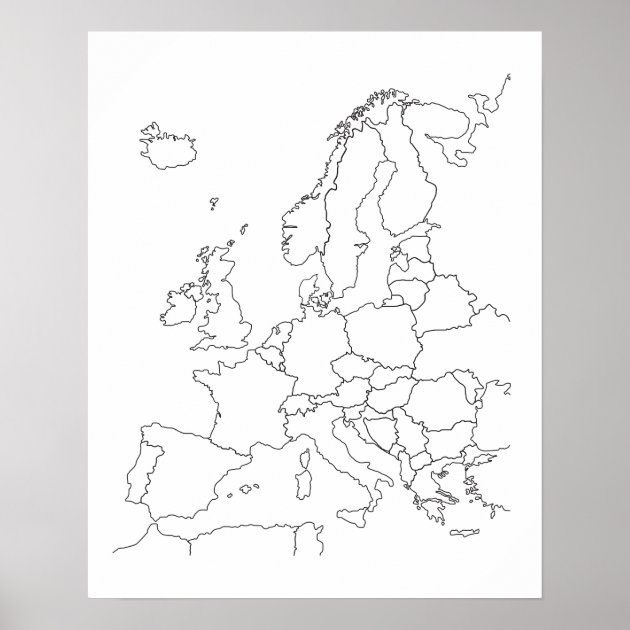 how to draw Europe with countries and features - Google Search | Europe map,  Map, Europe