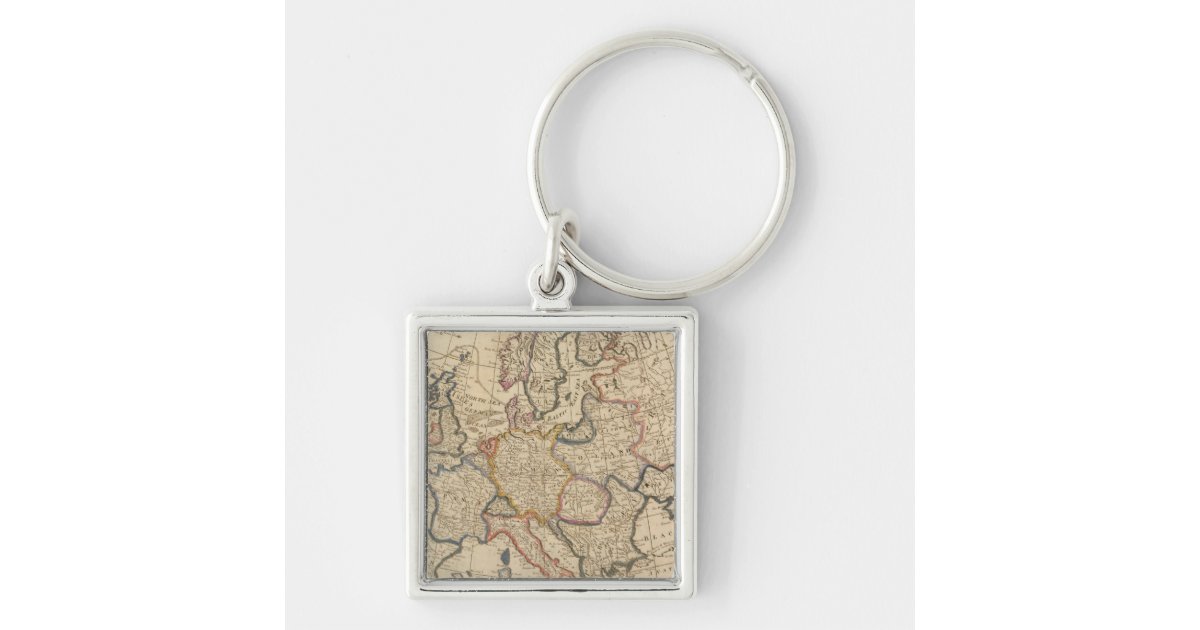 European Keychain Map of Europe Keychain | Zazzle