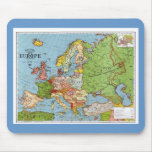Map Of Europe Mouse Pad at Zazzle
