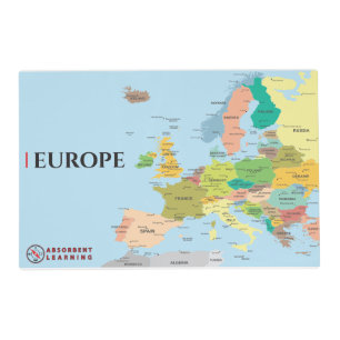 Map of Europe Placemat