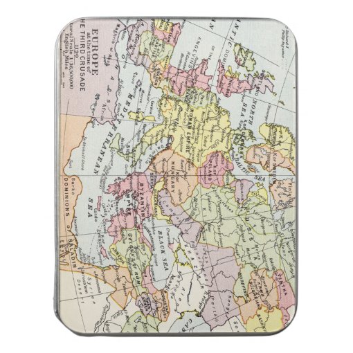 Map of Europe The Third Crusade Jigsaw Puzzle Zazzle