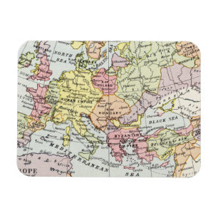 Map of Europe The Third Crusade Magnet