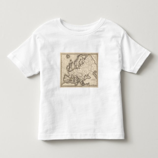 Map of Europe Toddler T-shirt (Front)