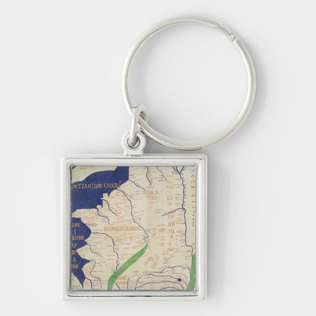 Map of France, from 'Geographia' Keychain (Front)