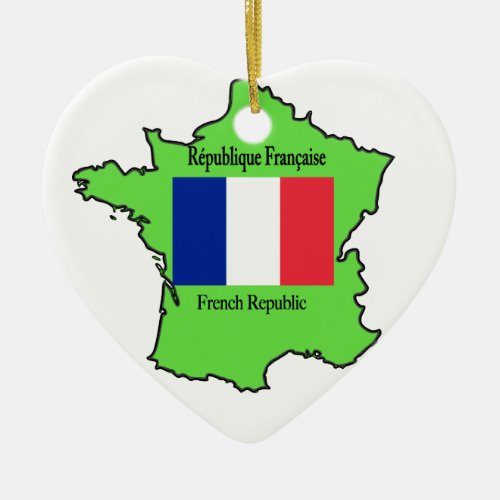 Map of France Ornament