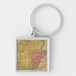 Map of Gaul Keychain