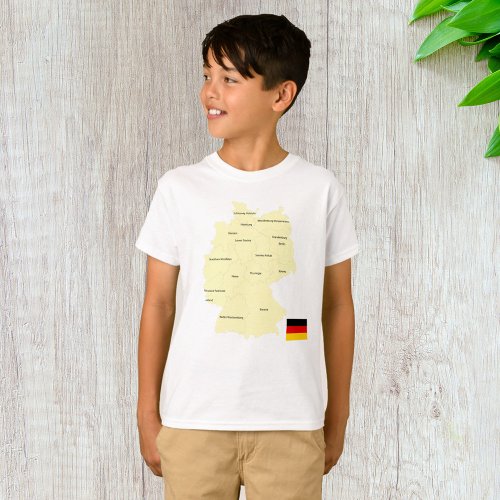 Map Of Germany T_Shirt