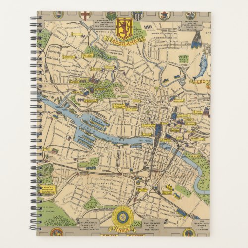 Map of Glasgow England Planner