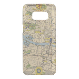 Map of Glasgow, England Uncommon Samsung Galaxy S8 Case