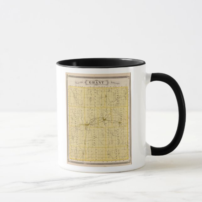 Map of Grant County Mug (Right)