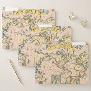 Map of Great Adventures File Folder