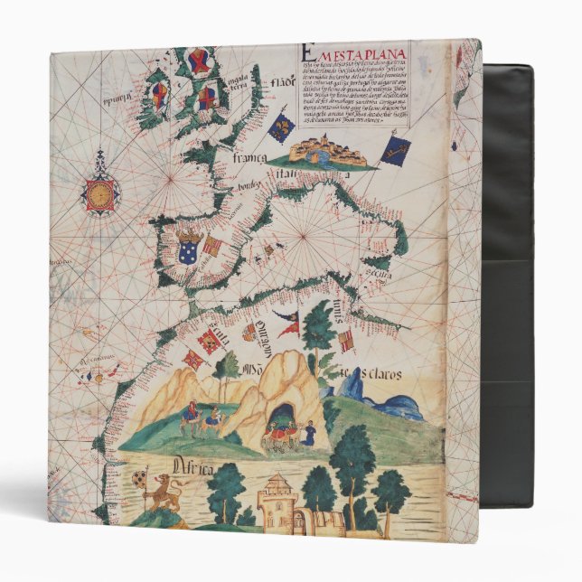 Map of Great Britain Binder (Front/Inside)