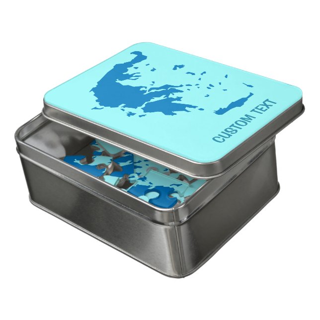 Map of Greece Jigsaw Puzzle (Lid Open)