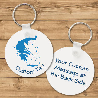 Map of Greece Keychain